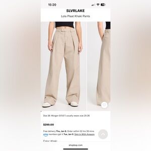 SLVRLAKE Stone Gray Chinos